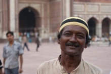 Man at mosque in India
