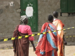 Voters in Sudan